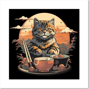 Meowster of Ramen Posters and Art